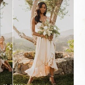 SMYMM | Show Me your MuMu Samantha Ruffle Wrap Dress Size M